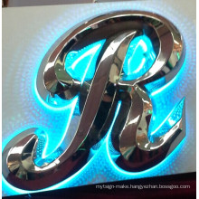 Halo Light 3D Stainless Steel Letter